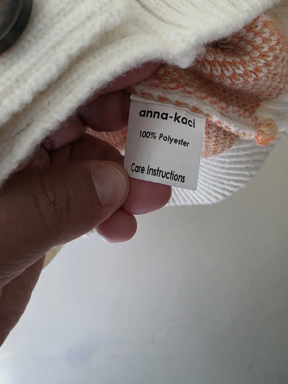 Anna-Kaci Women's Button-Up Knit Cardigan with Floral Print and Front Pockets - Picture 6 of 7